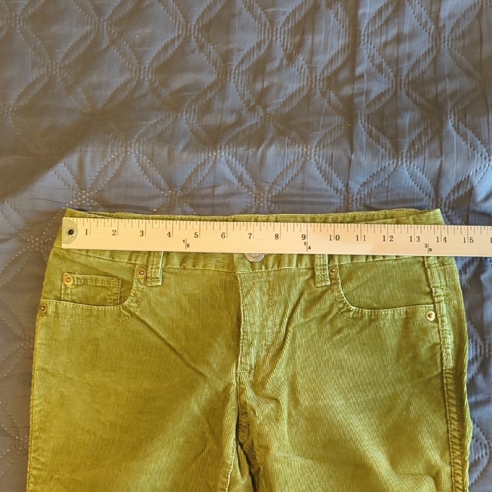 J. Crew Olive Green Straight-Leg Corduroy Pants - Picture 8 of 10